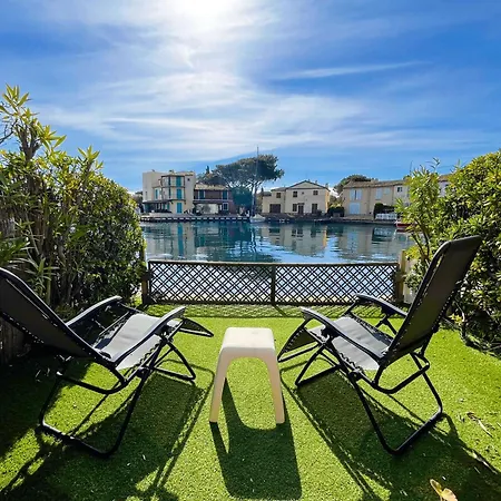 Maison 2 Chambres, Proche Plage, Parking, Climatisation, Wifi - Fr-1-868-8 Grimaud
