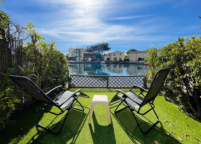Maison 2 Chambres, Proche Plage, Parking, Climatisation, Wifi - Fr-1-868-8 Grimaud